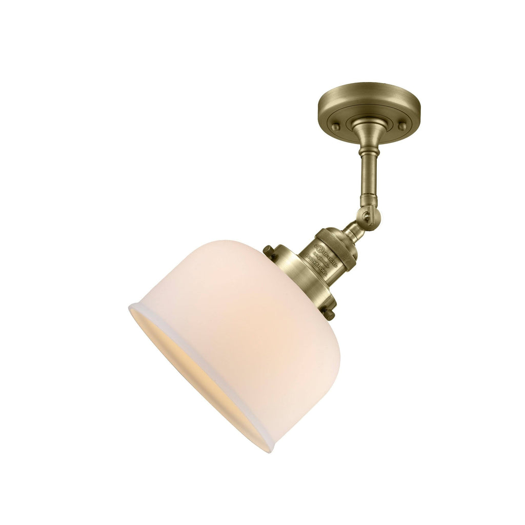 Antique Copper LED Semi Flush Mount Light G984665