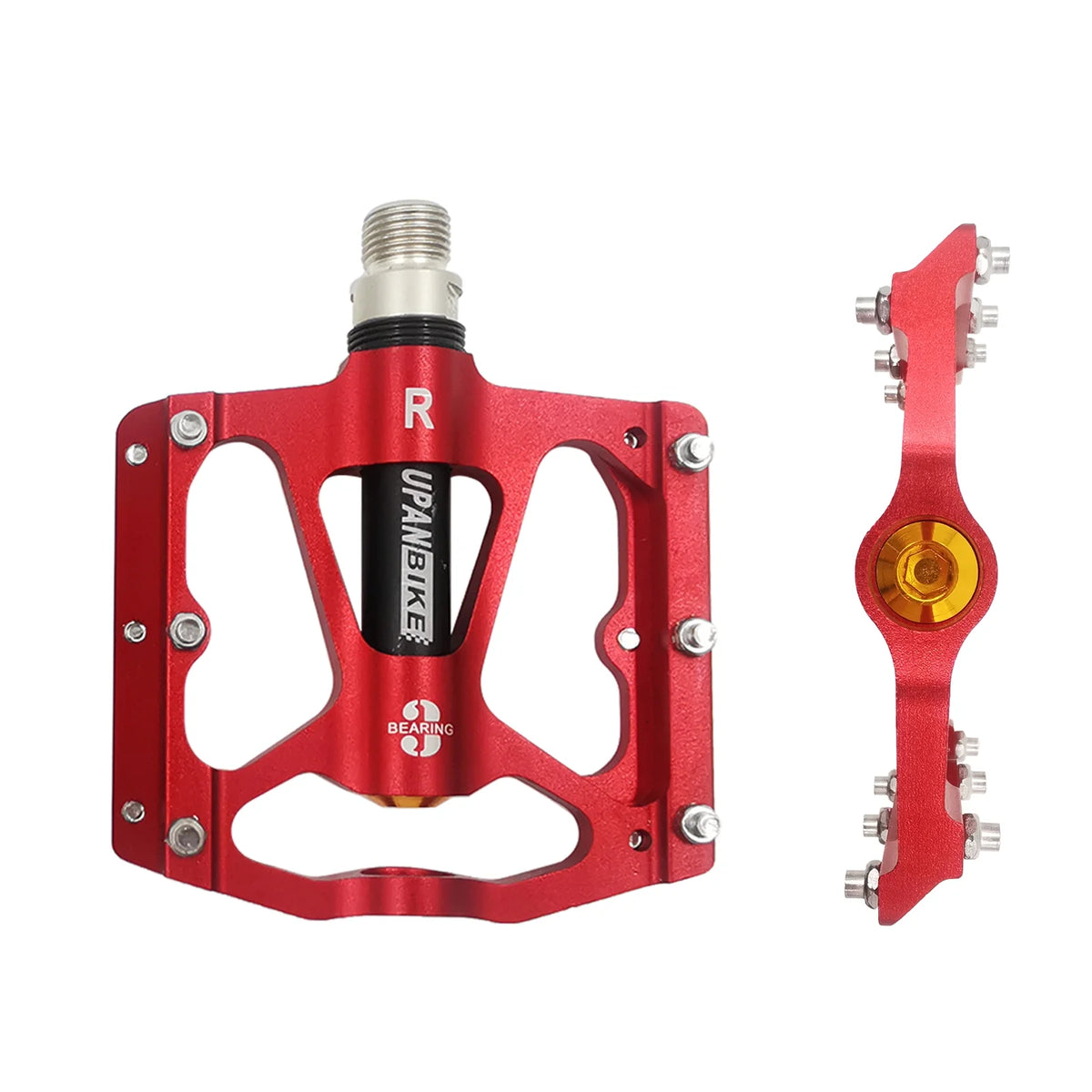 Aluminum 9/16" Sealed Bearing Platform Bike Pedals R7862