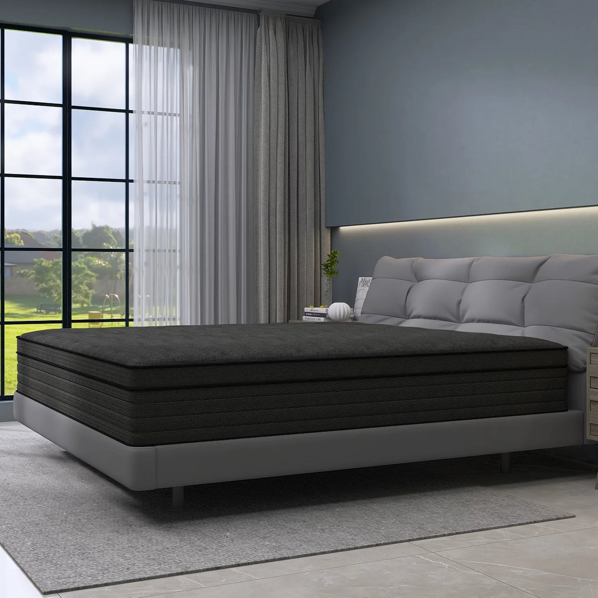 Queen Medium Firm Hybrid Mattress D23699