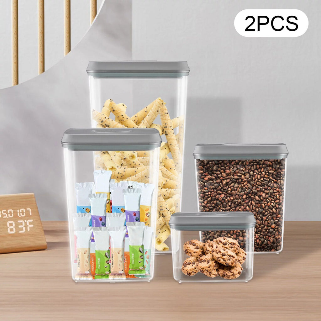 8 Piece Airtight Stackable Plastic Food Storage Containers O63873