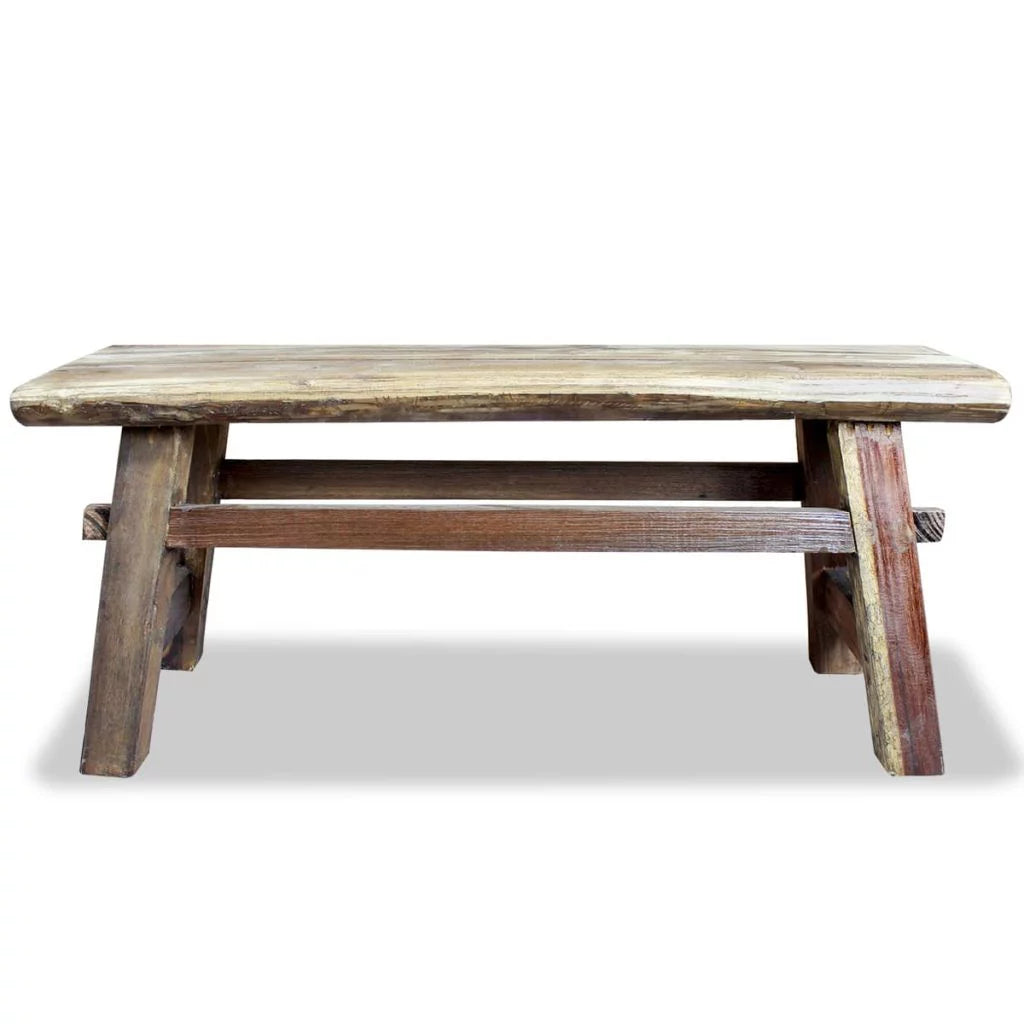 Solid Reclaimed Wood Bench Q898372