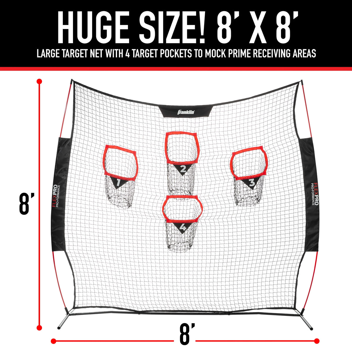 8 Foot x 8 Foot Football Accuracy Target P57422