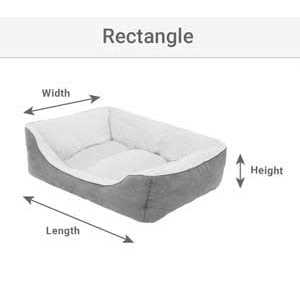 Plush Orthopedic Pillowtop Dog Bed with Removable Cover W116309