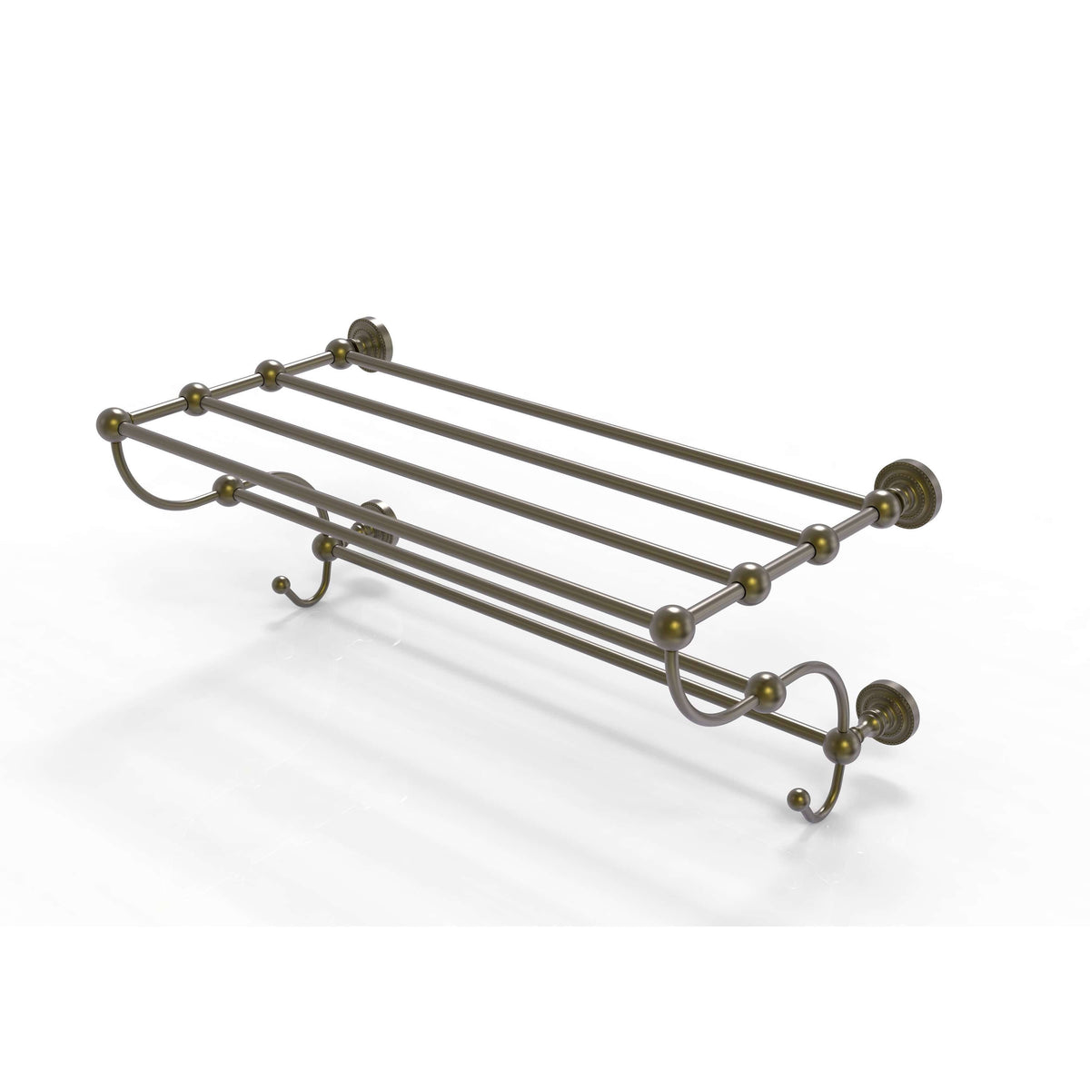 Antique Brass Towel Shelf Q7664