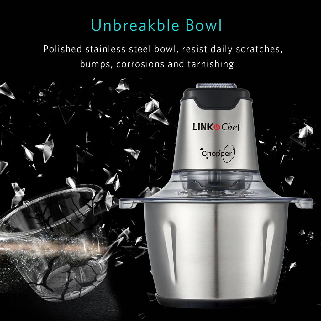 Electric Food Chopper 1.2L Stainless Steel Z7740
