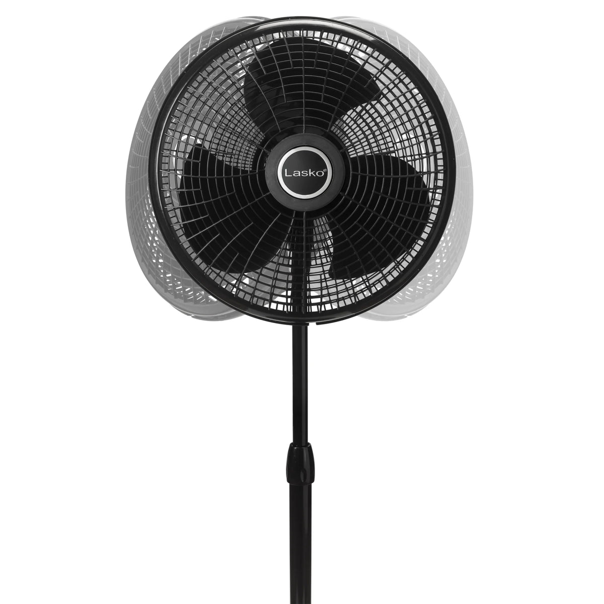 16 Pedestal Fan, Adjustable Height, 3 Speeds, Black T794179
