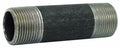 6 inch x 4 inch Black Pipe Nipple Sch 40 R187399