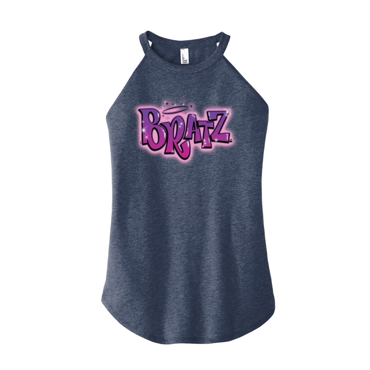 Juniors High Neck Tank Top O105