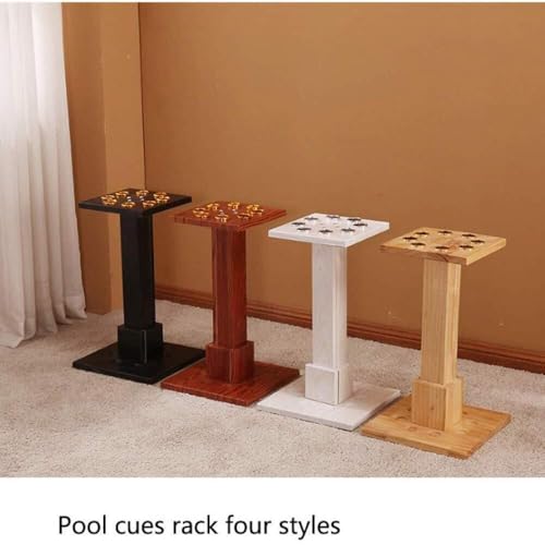Freestanding Wooden Pool Cue Rack 8 Cue Capacity White T978