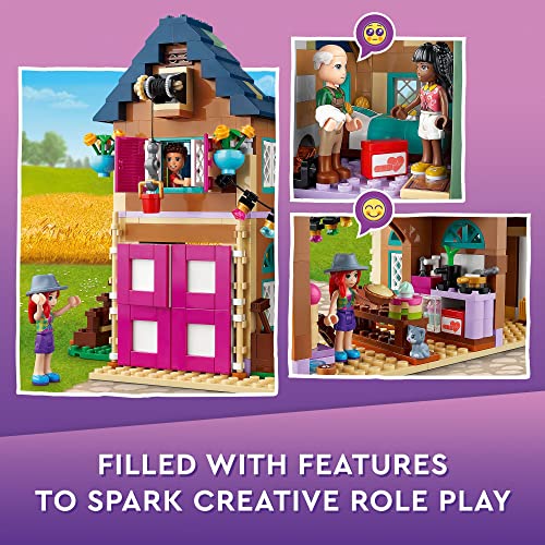 Organic Farm House Set with Toy Horse, Stable, Tractor and Trailer plus Animal Figures S23179