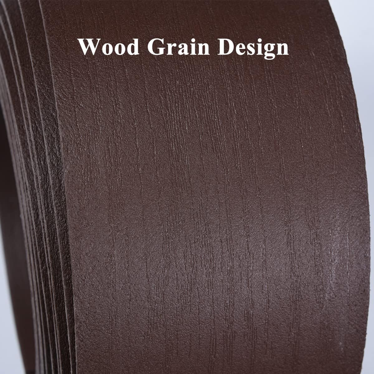 40 feet Length 5 inch Height 12 Stakes Included Wood Grain Garden Borders Brown L9734