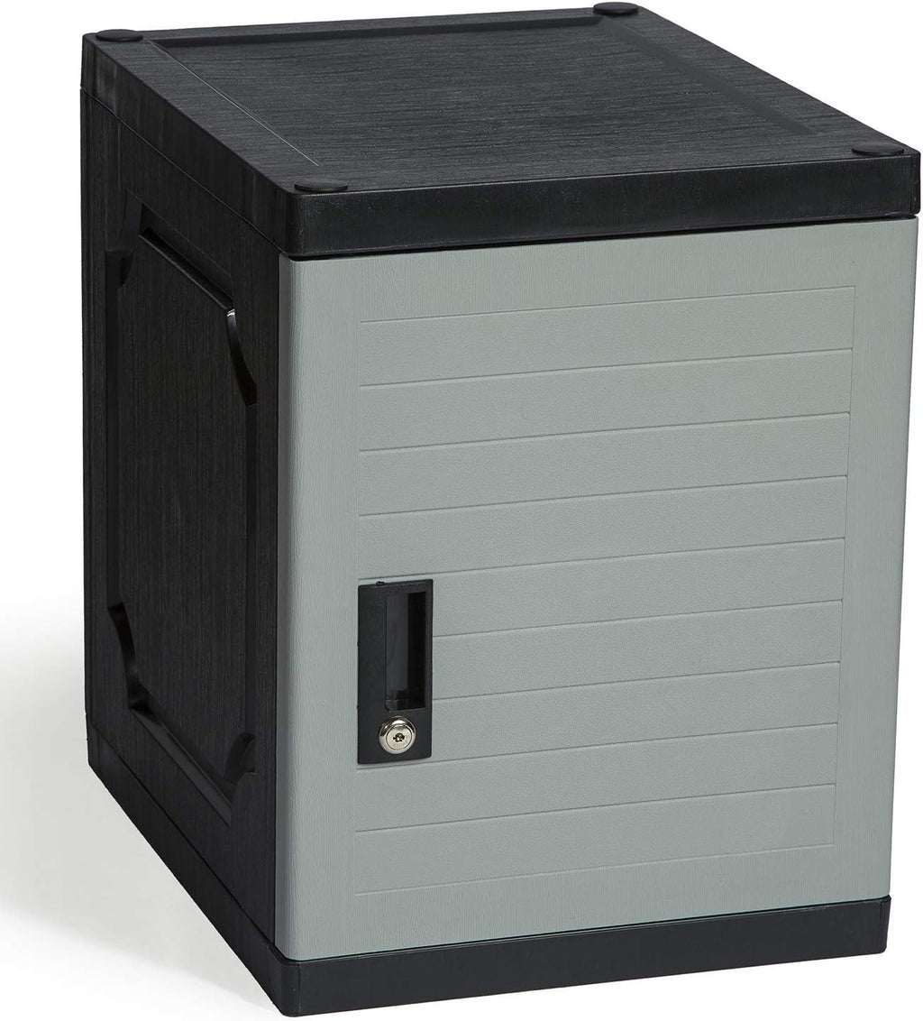 Gray Lockable Storage Cabinet with Keys I5724