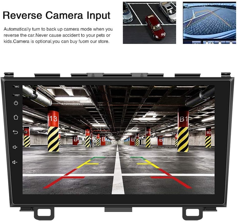 9 Inch Touch Screen Car Stereo Radio with Navigation Bluetooth Backup Camera V929