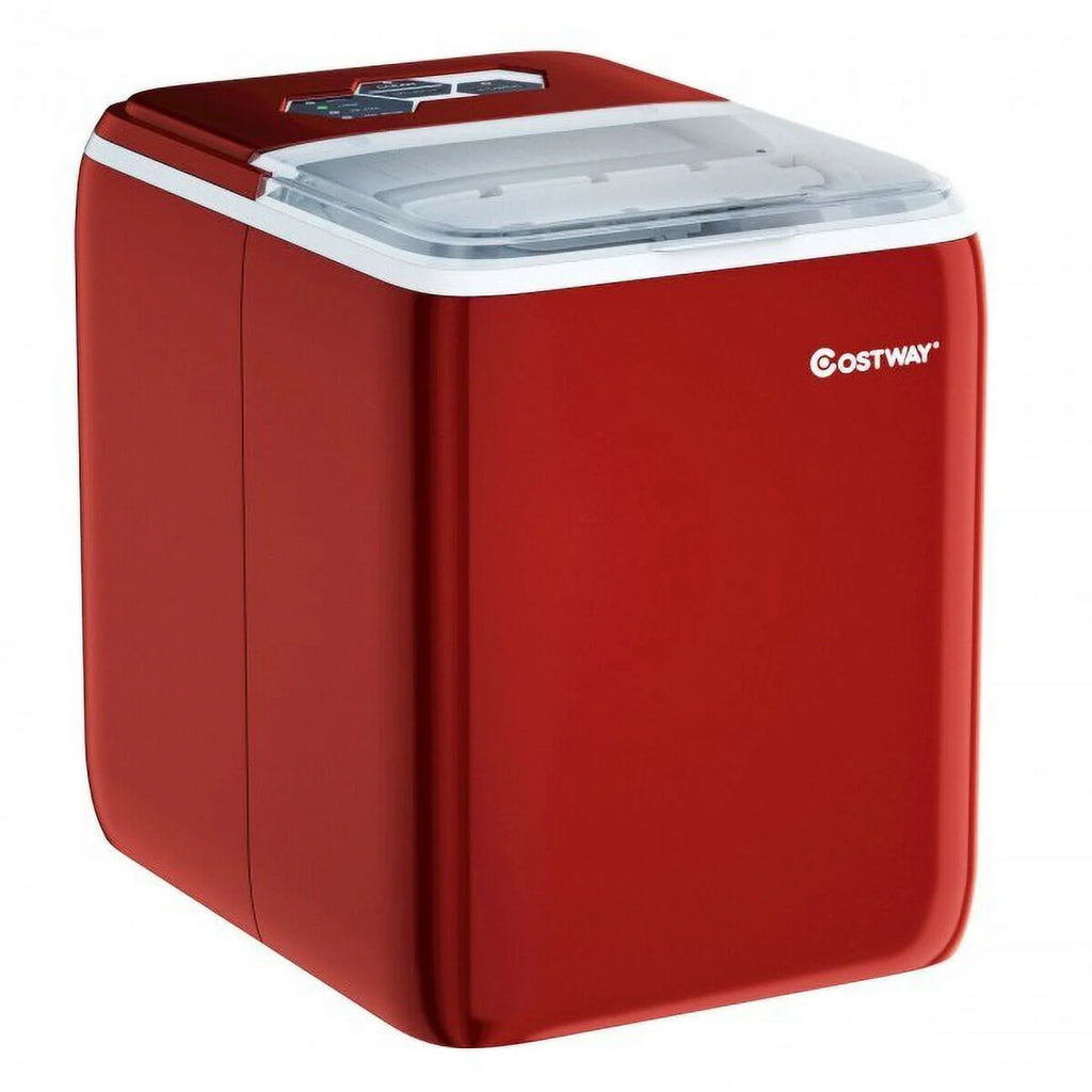 Portable Countertop Ice Maker Machine with Scoop C282