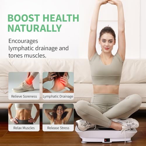 Vibration Plate Exercise Machine with Bluetooth Remote V336193