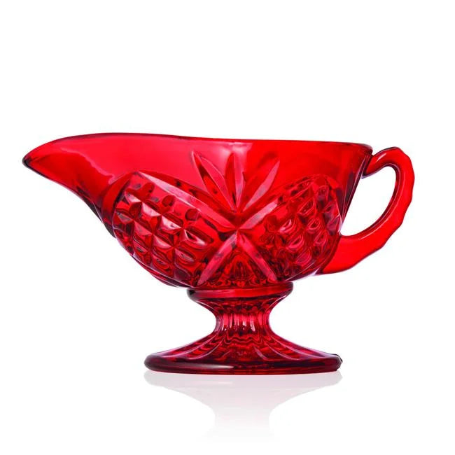 Red Gravy Boat Table Decor Y22354