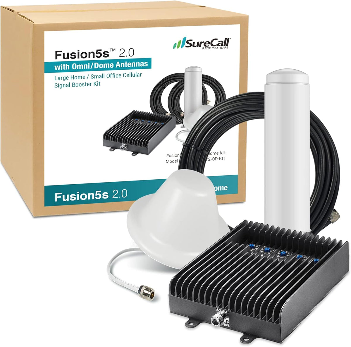 Cell Phone Signal Booster up to 10000 sq ft Omni Antennas 4G/5G Multi-User I200955