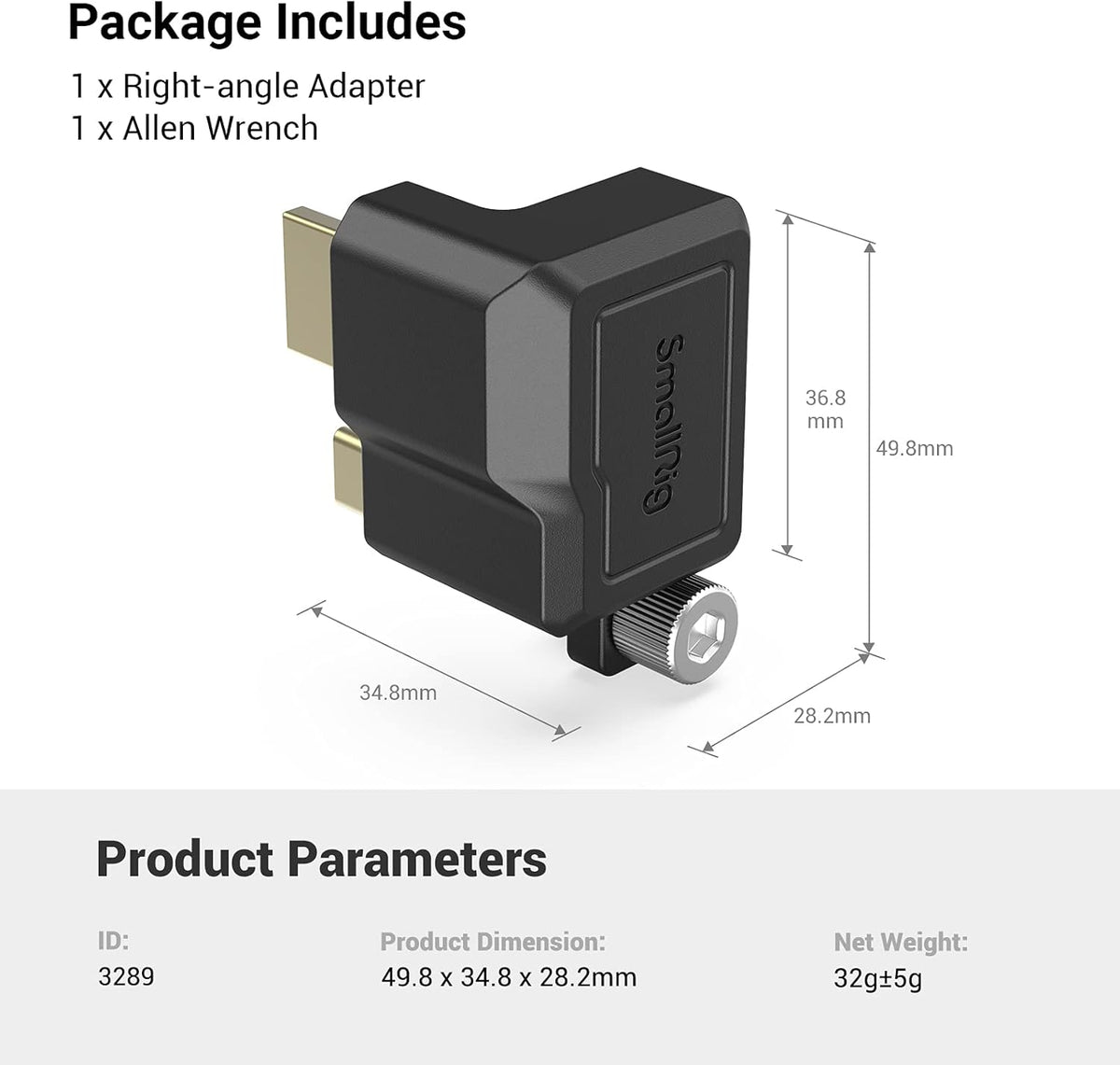 HDMI & USB-C Right-Angle Adapter G27549