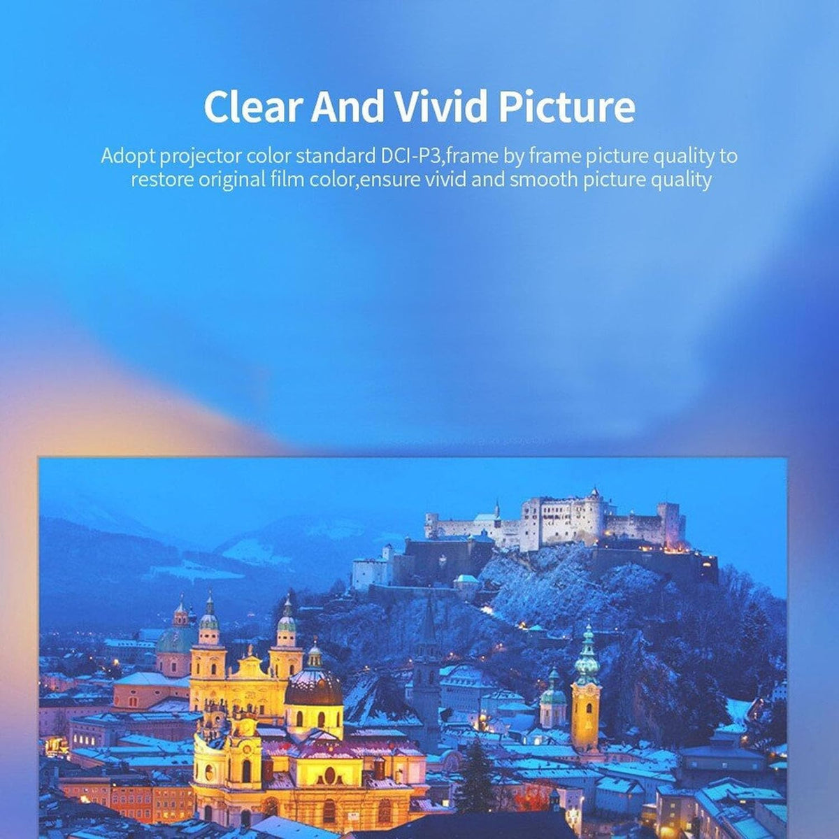 1080P HD Portable LED Mini Projector A1109