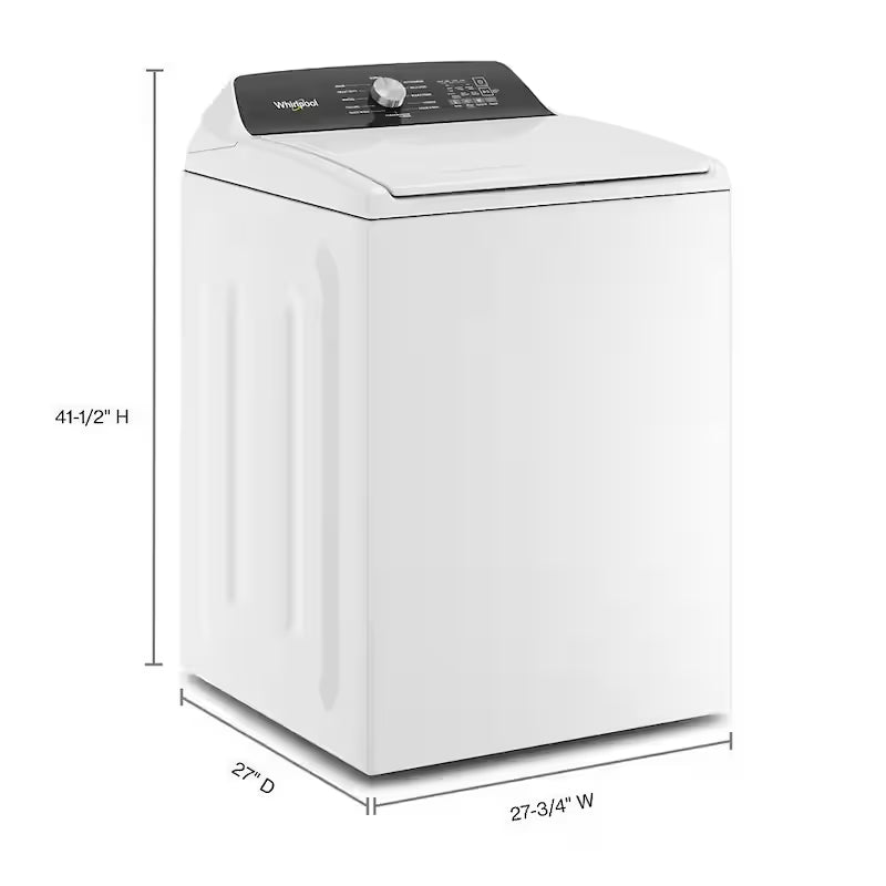 White Top Load Impeller Washer with Built-In Faucet A454