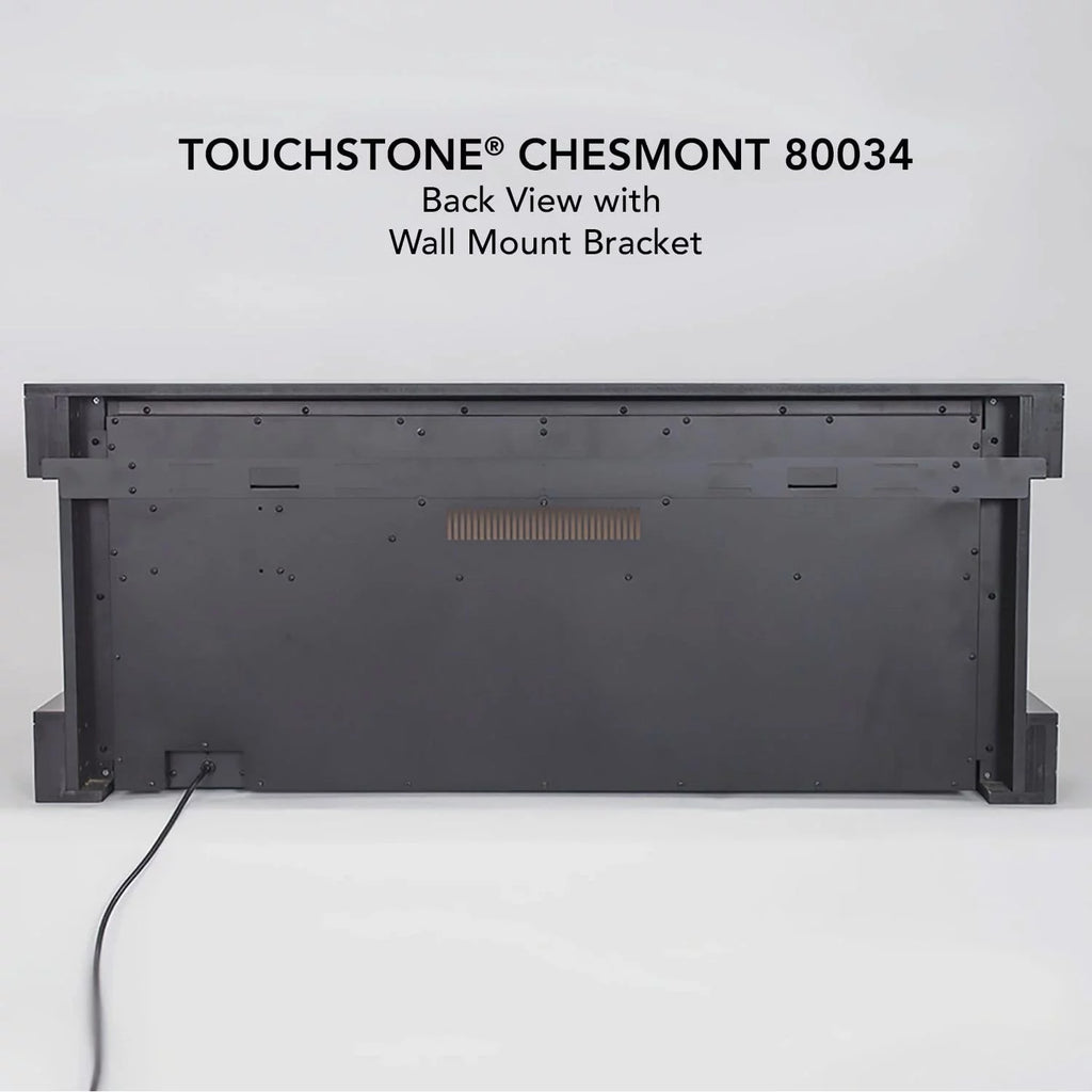 Black 50" 3-Sided Smart Electric Fireplace V287072