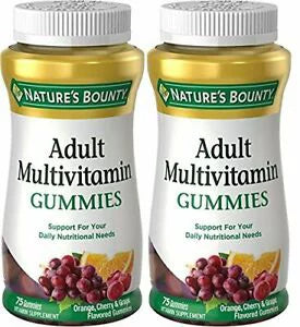 Adult Multivitamin Gummies 75 Each Pack of 2 X4341