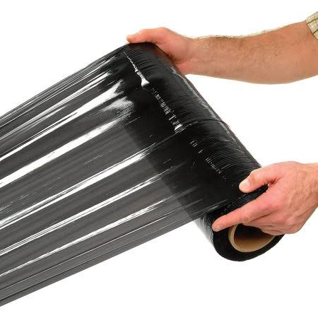 Black Stretch Wrap 18x22 x 1500' x 80 Gauge H394