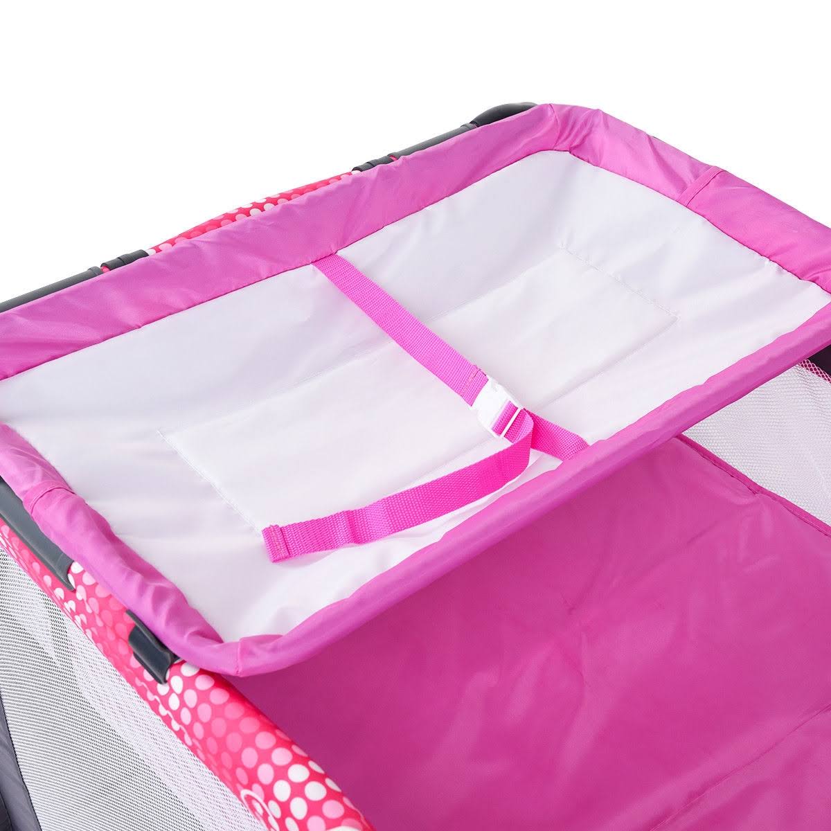Foldable Travel Baby Crib Playpen Bassinet with Carry Bag R866684