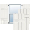 Real Wood Pine Board-n-Batten Shutters Z83751
