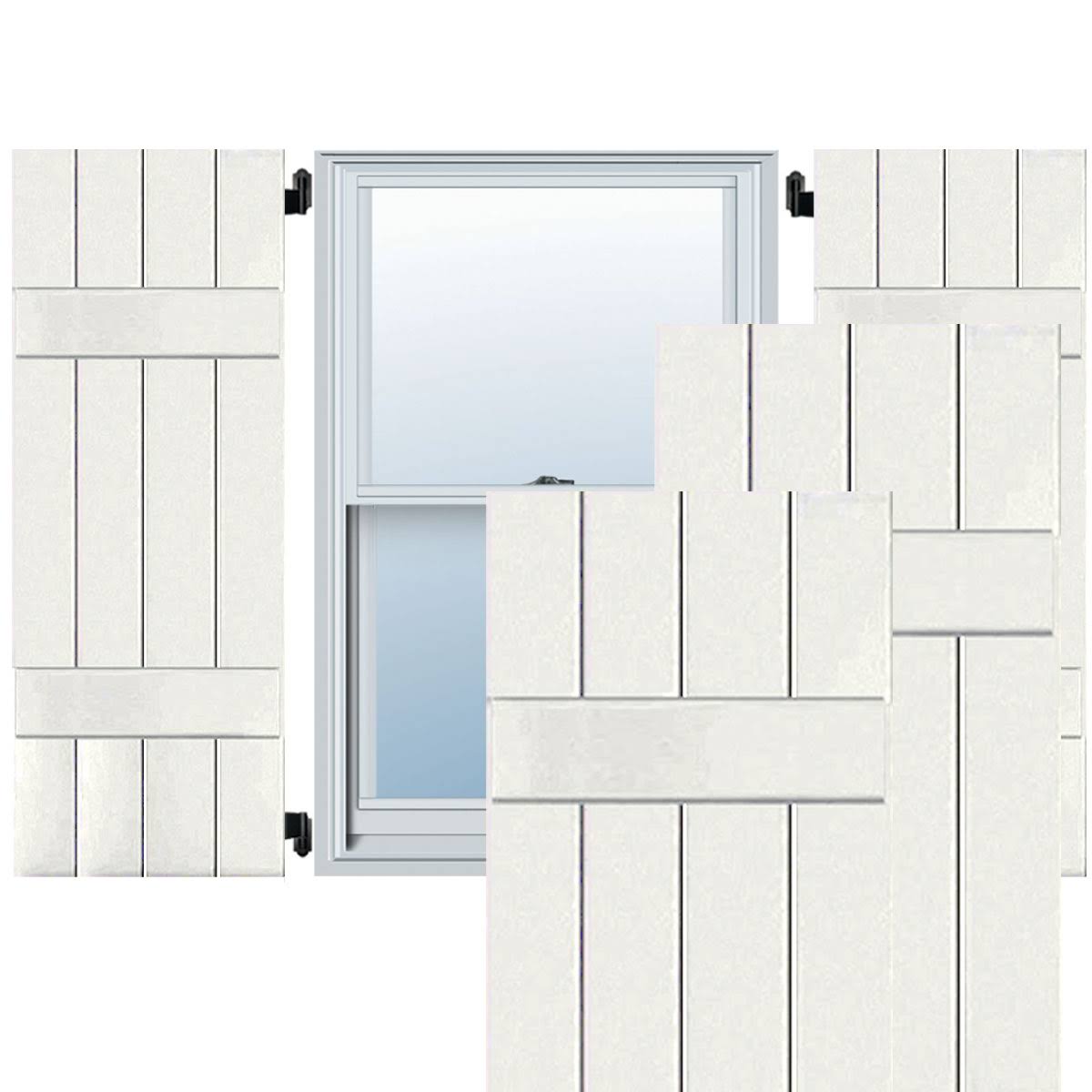 Real Wood Pine Board-n-Batten Shutters Z83751