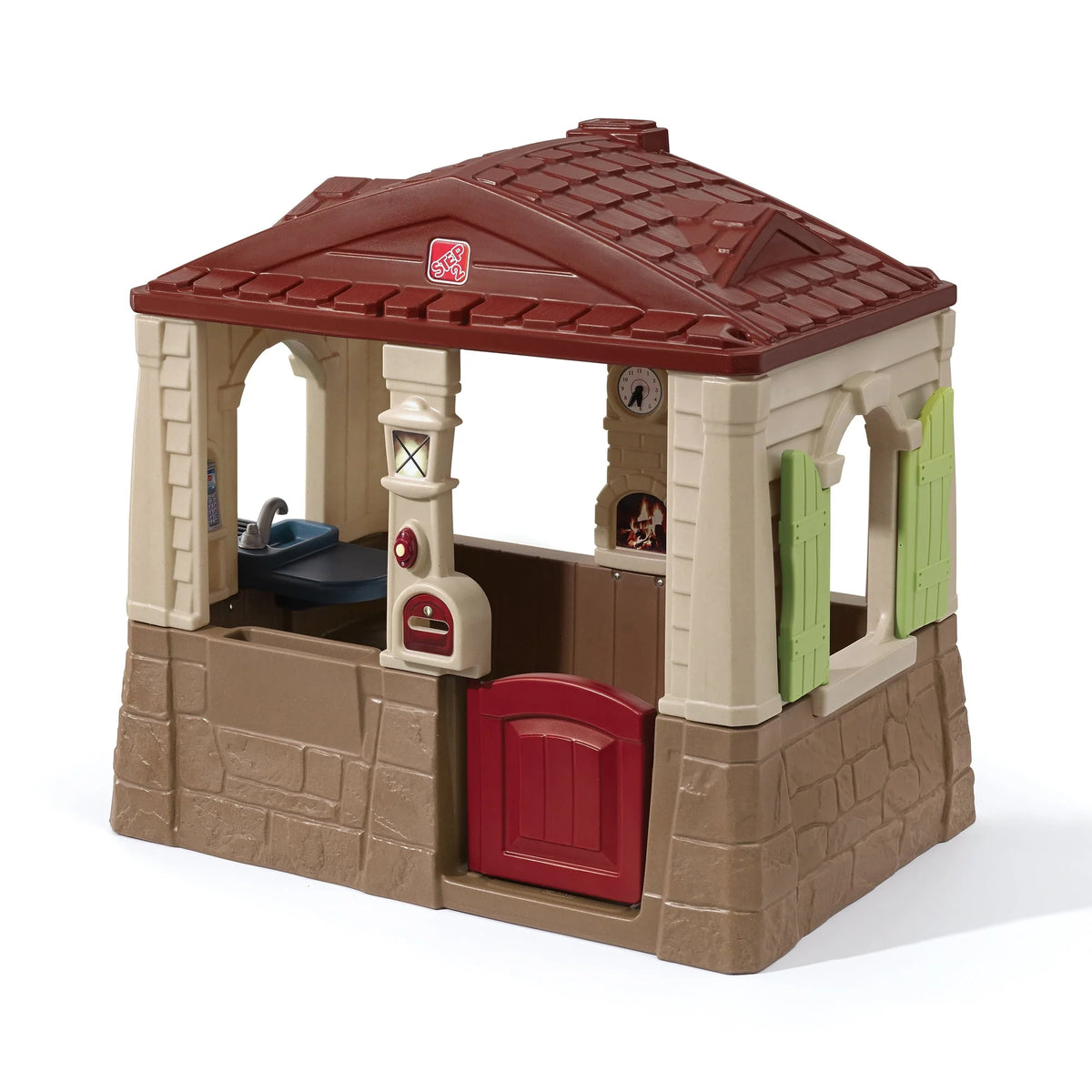 Brown Plastic Kids Playhouse N425