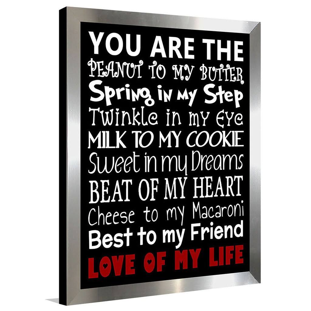Framed Textual Art M1492