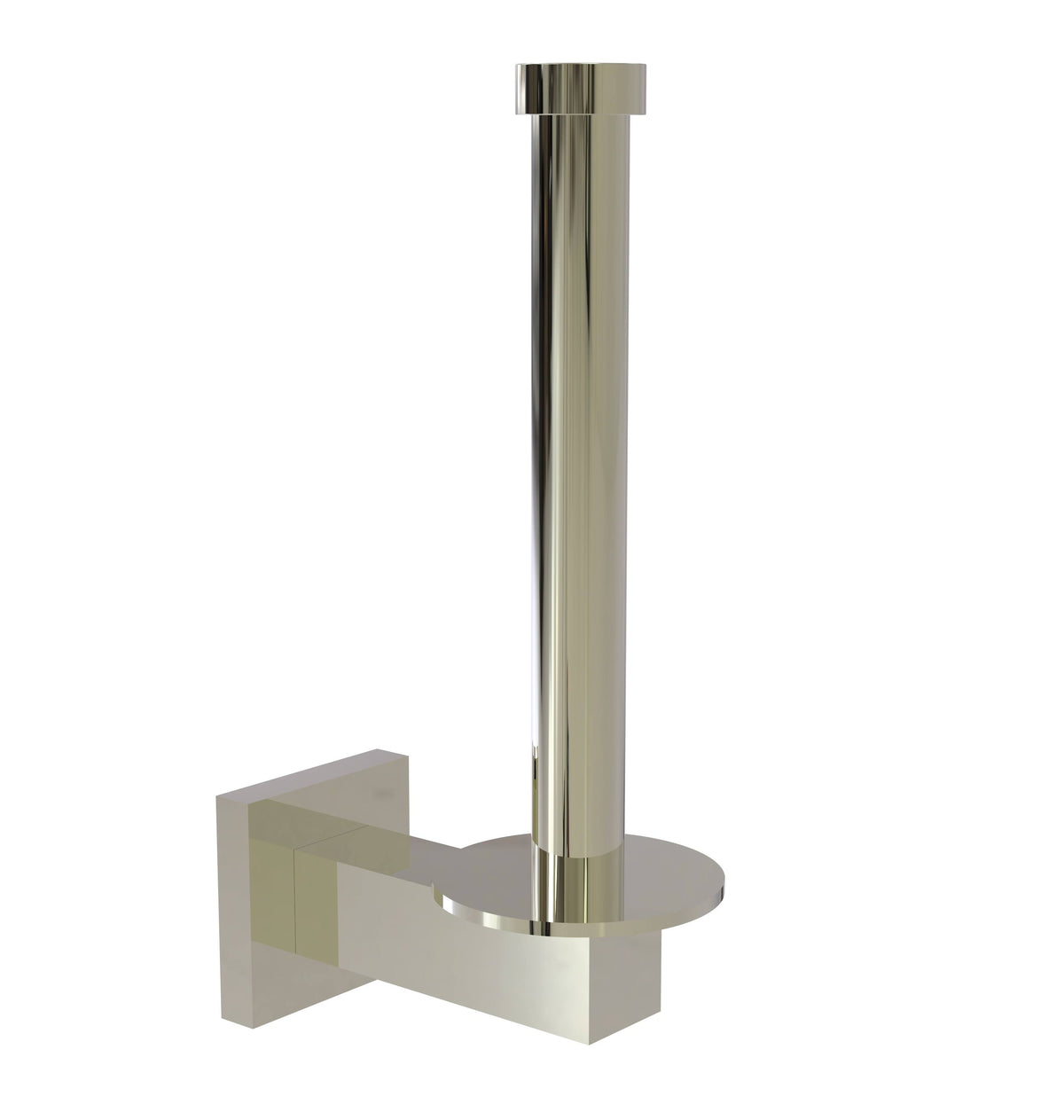 Polished Nickel Upright Toilet Tissue Holder and Reserve Roll Holder T117533