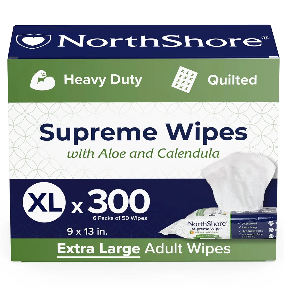 Quilted Wipes X-Large 300 ct E494720