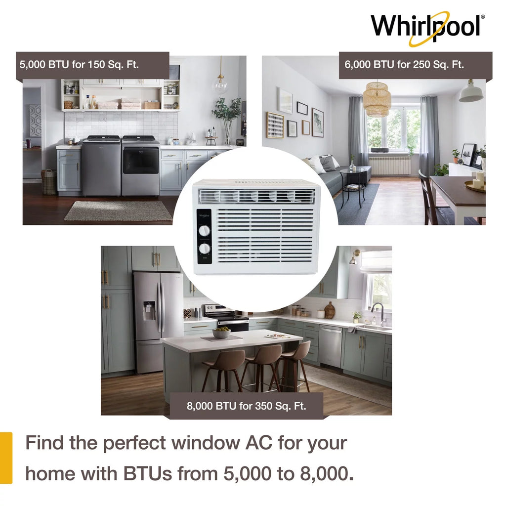 5,000 BTU Window-Mounted Air Conditioner F977405