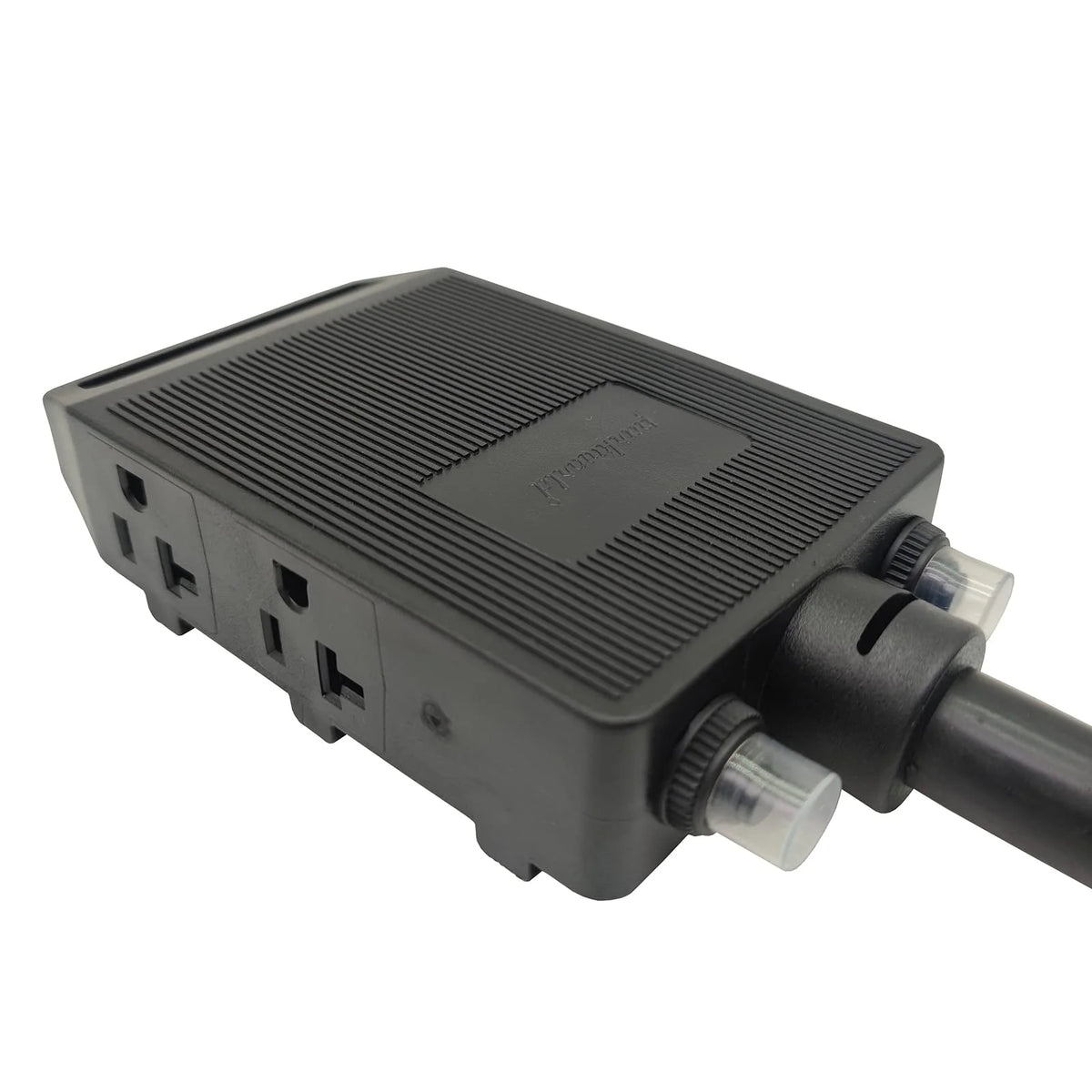 Dryer 30A to 20A Adapter Cord NEMA 14-30P Male 4-prong Plug to 5-20R T-Blade 5-15R Four Outlets Female with Two 20amp Circuit Breaker A8997