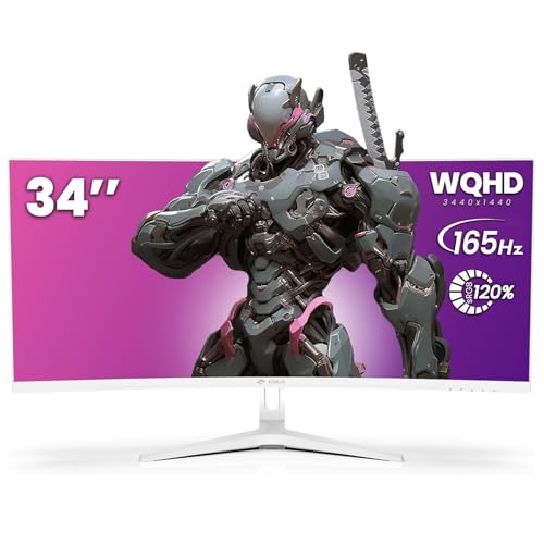 30Inch Ultrawide Curved Monitor, 21:9 WFHD VA Computer Monitor, 100HZ, Black M60918