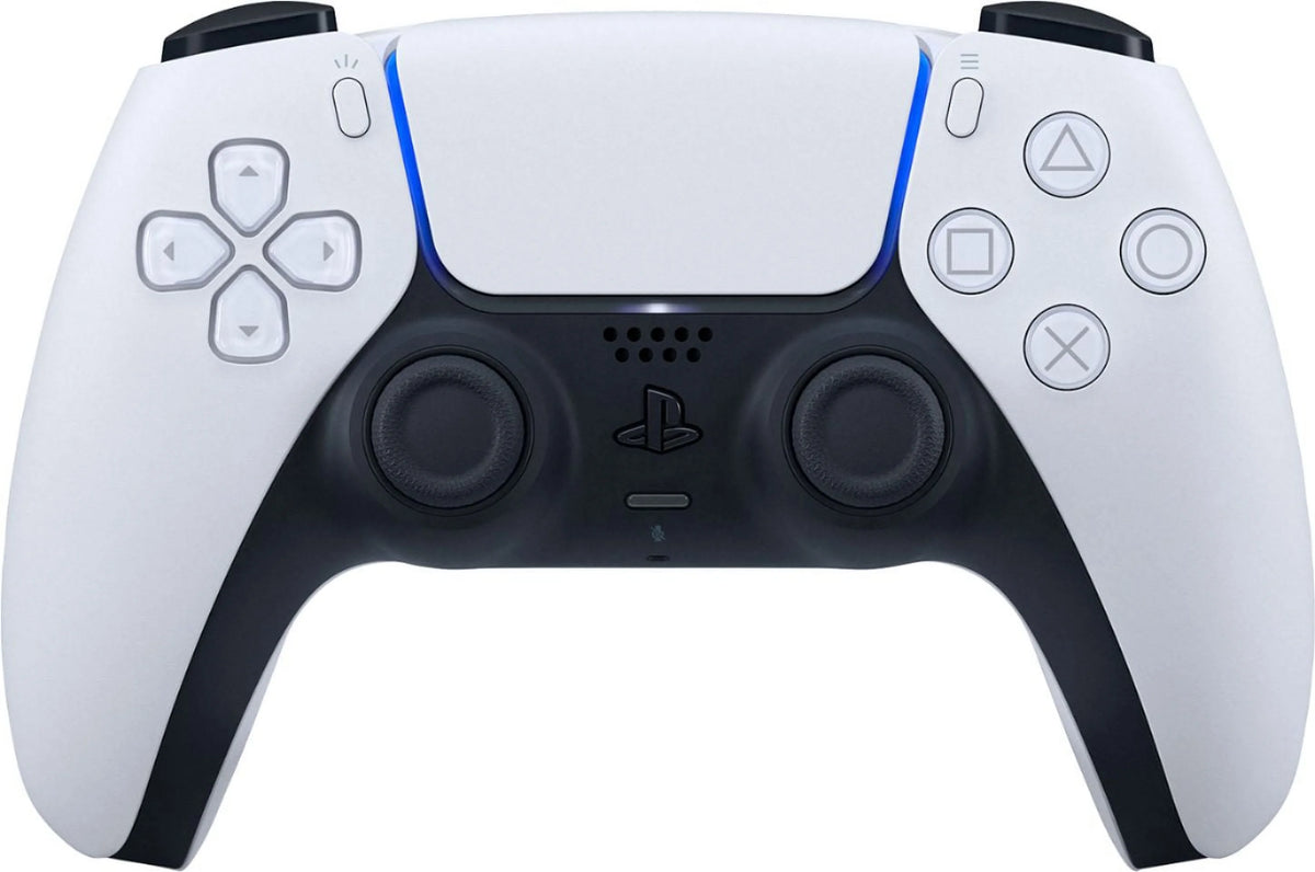 White PS5 Disc Slim Gaming Console with Wireless Controller D38684