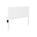 Solid Wood Full Size Headboard in White W887682