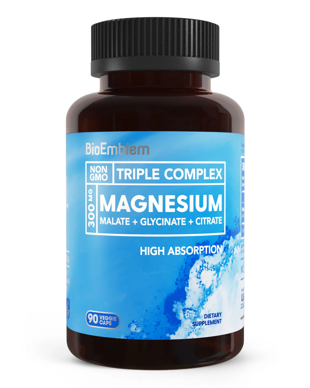 Triple Magnesium Glycinate, Malate, Citrate and Antarctic Krill Oil Z28795