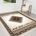 Southwestern 7' 8" x 10' Faded Tribal Area Rug B9096