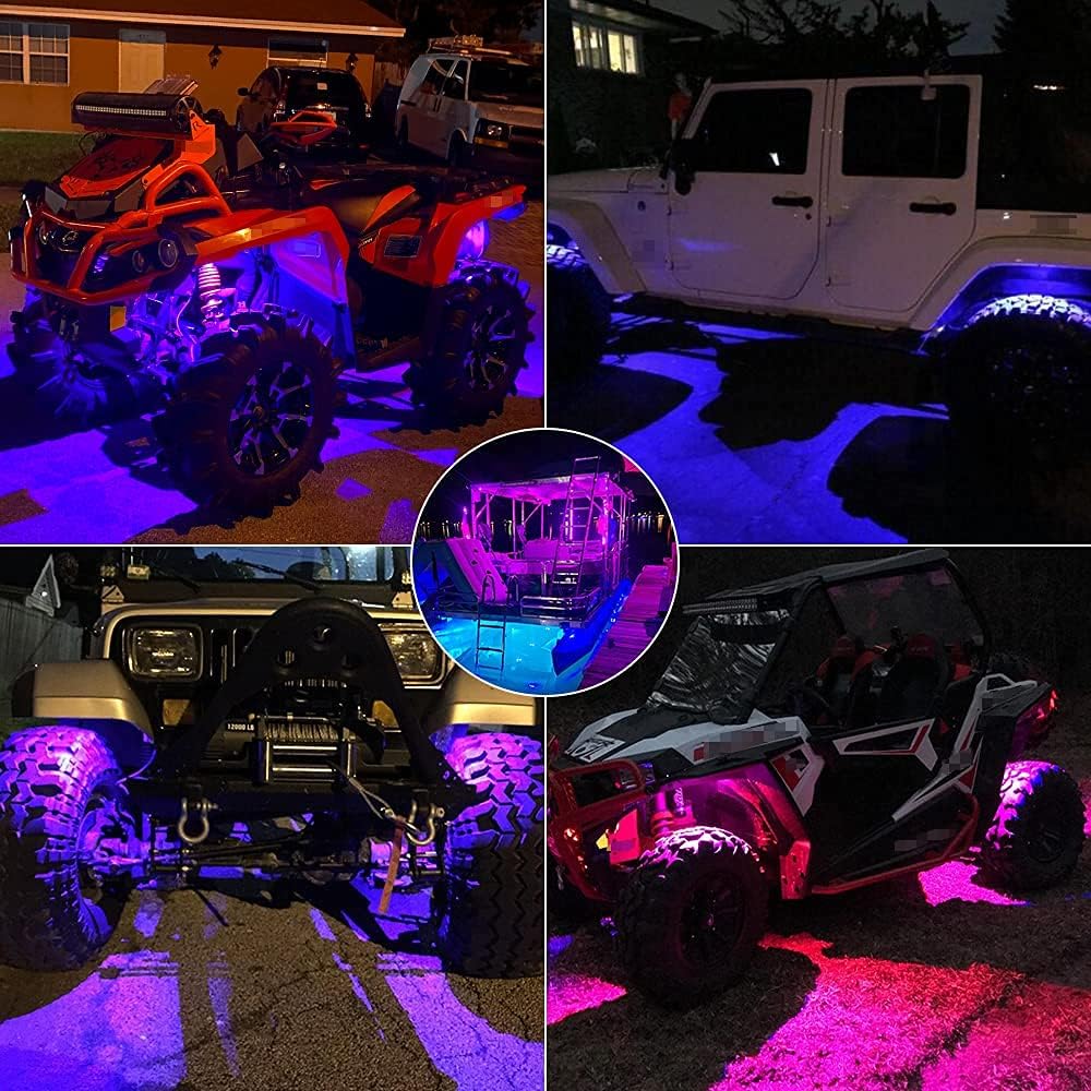 8 Pods RGBW LED Rock Lights for Trucks SUV Car ATV UTV M398876