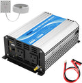 Pure Sine Wave 600Watt Power Inverter with Remote Control Dual AC Outlets and USB Port C146204