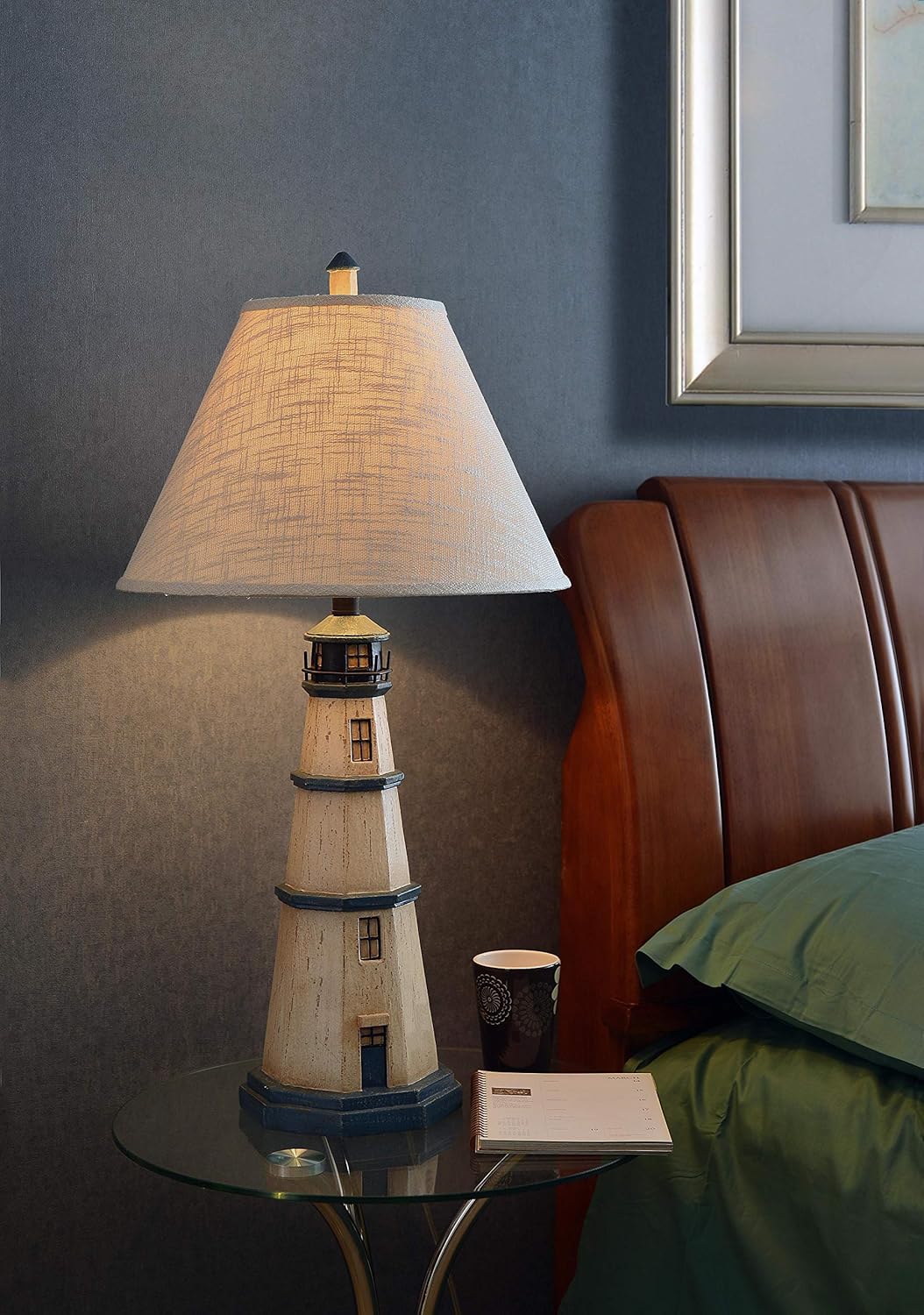 Casual Table Lamp 31 Inch Antique White H622