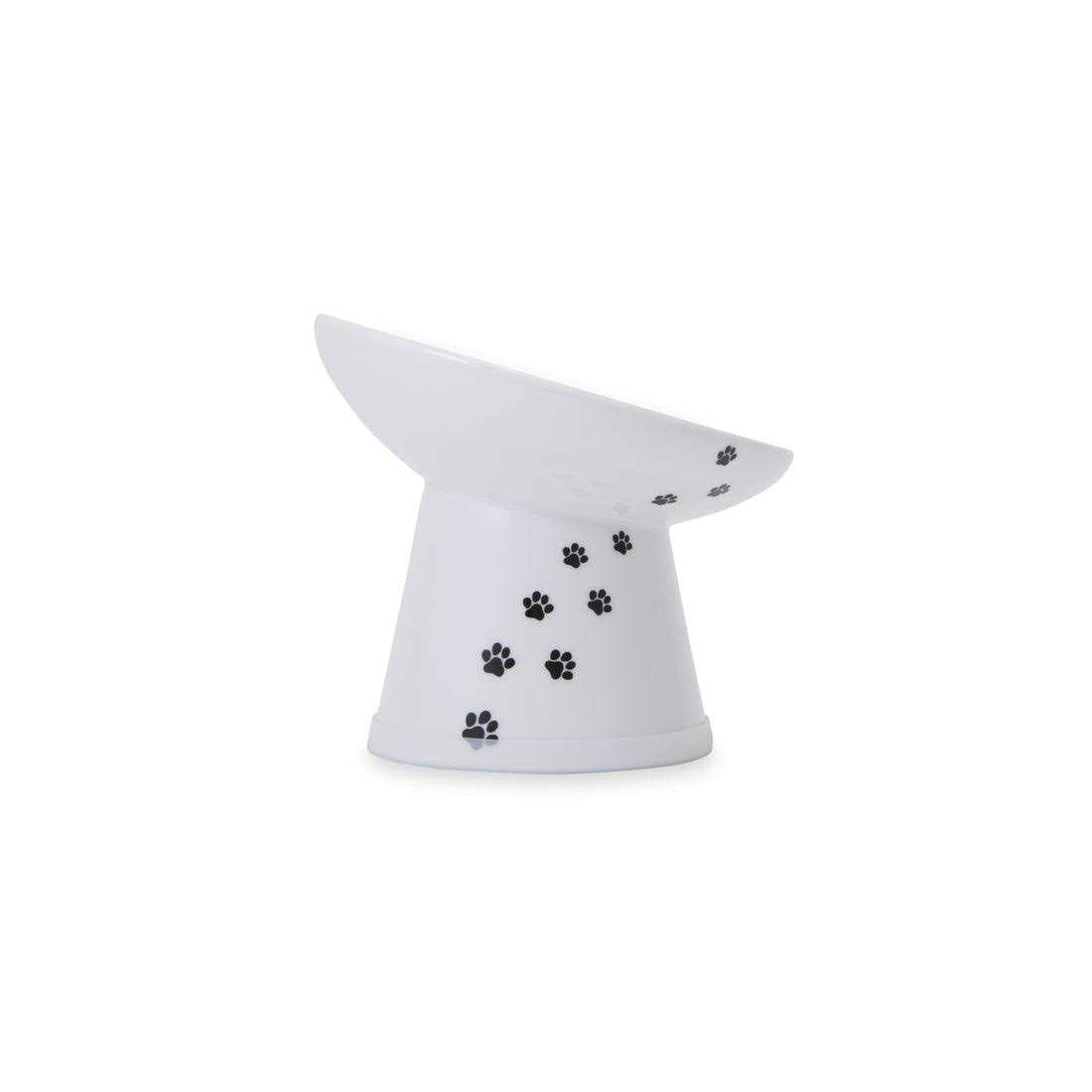 Tilted Raised Cat Food Bowl O287