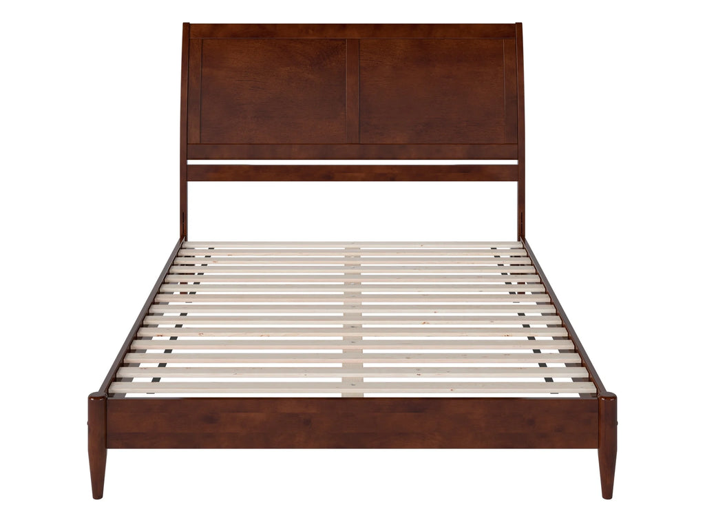 Queen Solid Wood Sleigh Platform Bed L9944