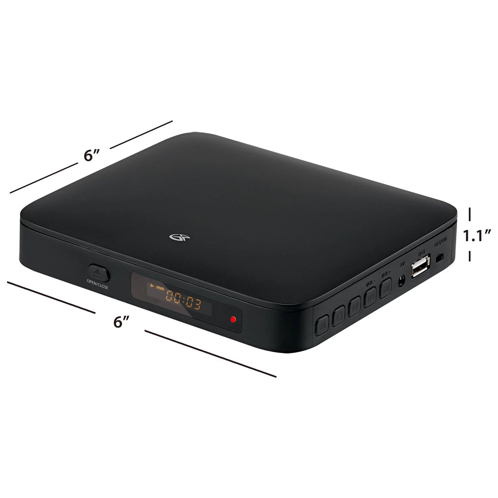 Mini DVD Player with HDMI Cable, Black I55062