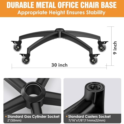 Heavy Duty Alloy Office Chair Base Replacement N806