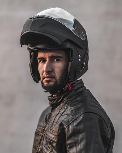 Bluetooth Modular Full Face Motorcycle Helmet with Sun Shield D205