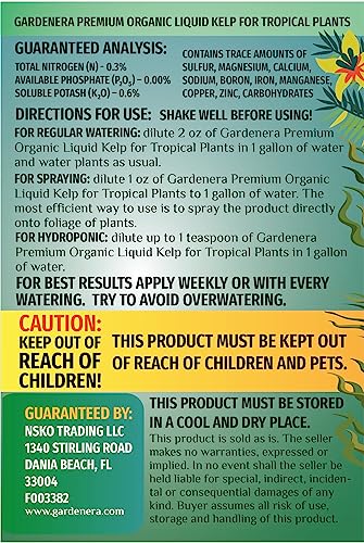 8 oz Organic Liquid Kelp Fertilizer R9722